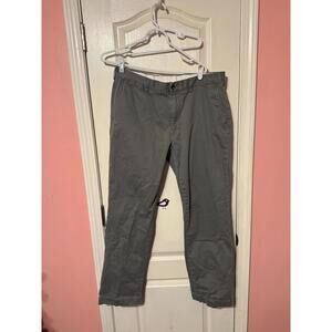 Polo Ralph Lauren Mens Chino Pants 35 x 32 Stretch Classic Fit Gray Cotton